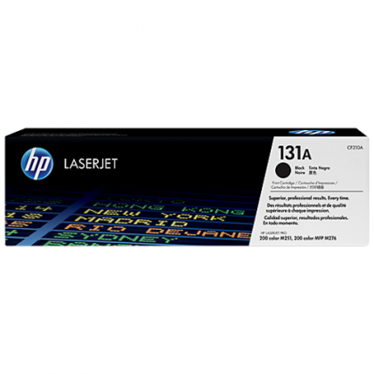 HP Toner cartridge original CF210A (131A)  LJ Pro 200 M251N/M251NW/ M276N/M276NW black CF210A (131A)  LJ Pro 200 M251N/M251NW/ M276N/M276NW black