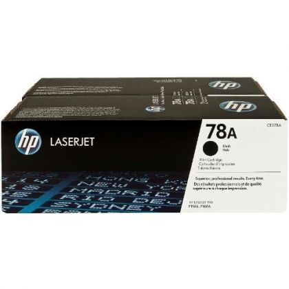 HP Toner cartridge original CE278AD black  LJ Pro P1560/P1600/M1536dnf 2x CE278A CE278AD black  LJ Pro P1560/P1600/M1536dnf 2x CE278A