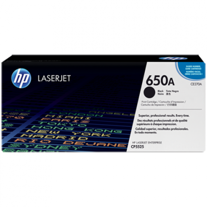 HP Toner cartridge original CE270A  LJ CP5520/CP5525DN/CP5525N/ CP5525XH black CE270A  LJ CP5520/CP5525DN/CP5525N/ CP5525XH black