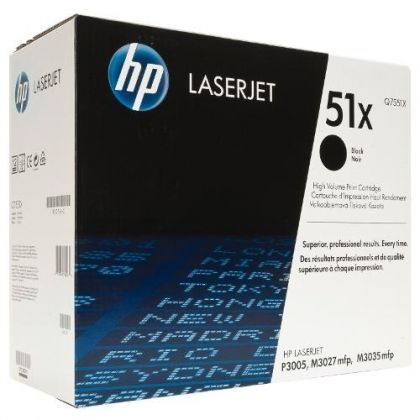 HP Toner cartridge original Q7551X (51X)  LaserJet P3005/d/dn/n/x Q7551X (51X)  LaserJet P3005/d/dn/n/x