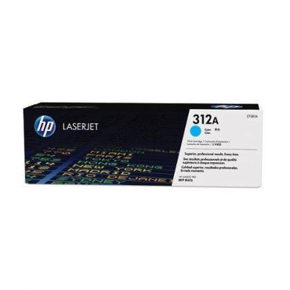 HP Toner cartridge original CF381A (312A)  LaserJet Pro M476 cyan CF381A (312A)  LaserJet Pro M476 cyan