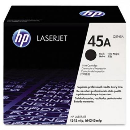 HP Toner cartridge original Q5945A (45A)  LaserJet 4345MFP black Q5945A (45A)  LaserJet 4345MFP black
