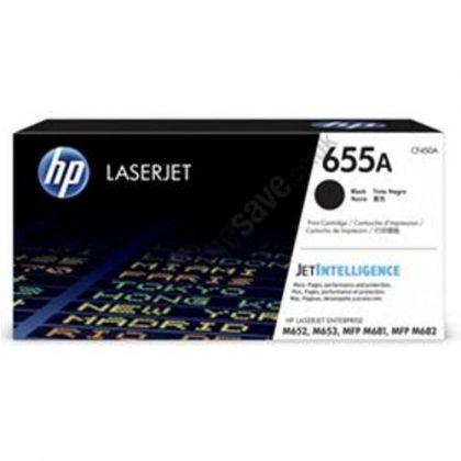 HP Toner cartridge original CF450A (655A)  LJ Enterprise M652/M653/ M681/M682 black CF450A (655A)  LJ Enterprise M652/M653/ M681/M682 black