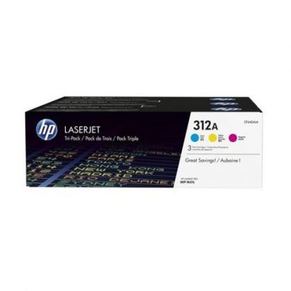 HP Toner cartridge original CF440AM (312A)  LJ Pro MFP M476 Rainbow Pack (C/M/Y) CF440AM (312A)  LJ Pro MFP M476 Rainbow Pack (C/M/Y)