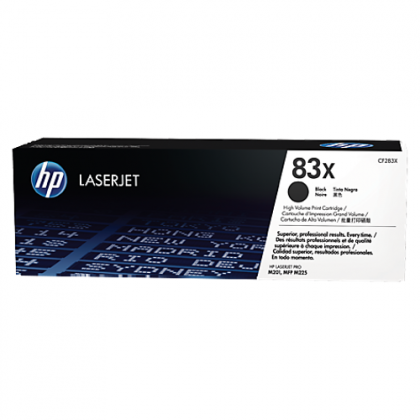 HP Toner cartridge original CF283X (83X)  LJ Pro M 201/225/202/226 black high capacity CF283X (83X)  LJ Pro M 201/225/202/226 black high capacity