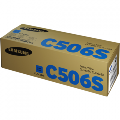 SAMSUNG Toner cartridge original Toner CLT-C506S  CLP-680ND/CLX-6260 cyan (CLT-C506S/ELS)(SU047A) Toner CLT-C506S  CLP-680ND/CLX-6260 cyan (CLT-C506S/ELS)(SU047A)