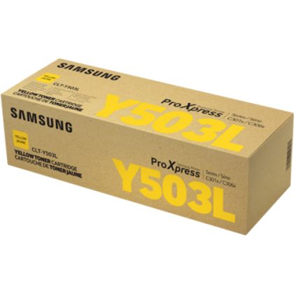SAMSUNG Toner cartridge original Toner CLT-Y503L  Pro Xpress C3060FR yellow (CLT-Y503L/ELS) (SU491A) Toner CLT-Y503L  Pro Xpress C3060FR yellow (CLT-Y503L/ELS) (SU491A)