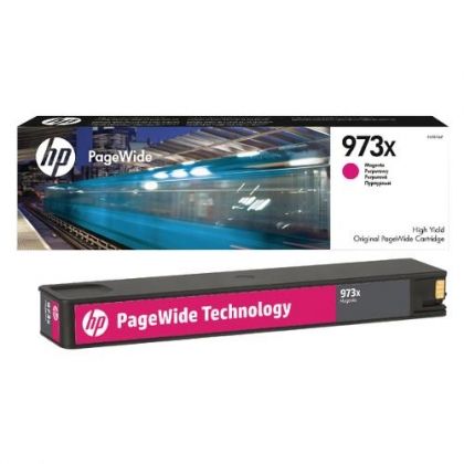 HP Ink original Ink Cart. F6T82AE No. 973XL  PageWide Pro 452/477/ P5520/P57750 magenta high capacity Ink Cart. F6T82AE No. 973XL  PageWide Pro 452/477/ P5520/P57750 magenta high capacity