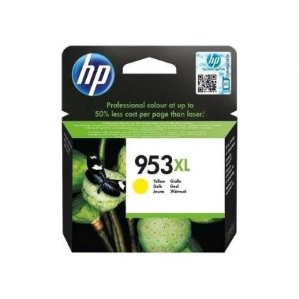 HP Ink original Ink Cart. F6U18AE No. 953XL  Officejet Pro 8210/8218/ 8710/8715/8720/8725/8730/8740 yellow high capacity Ink Cart. F6U18AE No. 953XL  Officejet Pro 8210/8218/ 8710/8715/8720/8725/8730/8740 yellow high capacity