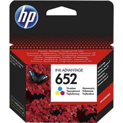 HP Ink original Ink Cart. F6V24AE No. 652  DeskJet Advantage 3636/ 3835/4535/4675 (c/m/y) Ink Cart. F6V24AE No. 652  DeskJet Advantage 3636/ 3835/4535/4675 (c/m/y)