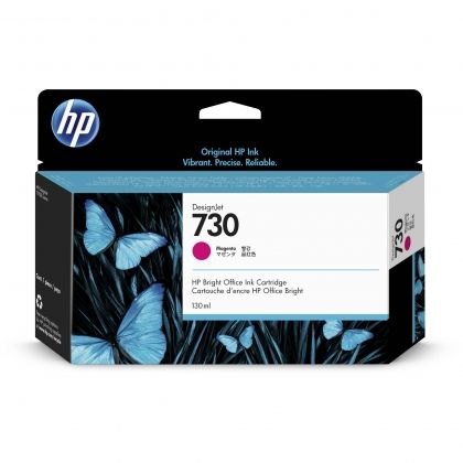 HP Ink original Ink Cart. P2V63A No.730  DJ T1700/dr magenta (130ml) Ink Cart. P2V63A No.730  DJ T1700/dr magenta (130ml)