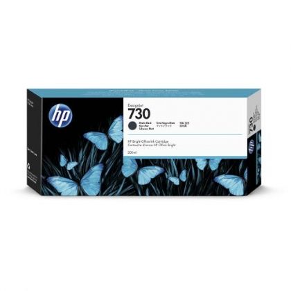 HP Ink original Ink Cart. P2V71A No.730XL  DJ T1700/dr matte black (300ml) Ink Cart. P2V71A No.730XL  DJ T1700/dr matte black (300ml)