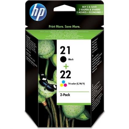 HP Ink original Ink Cart. SD367AE Combo pack  PSC1410 No.21+22 Ink Cart. SD367AE Combo pack  PSC1410 No.21+22
