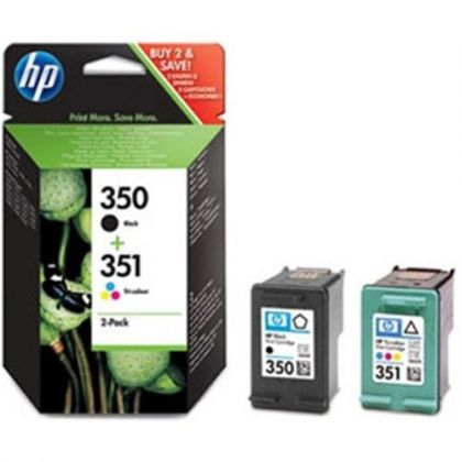 HP Ink original Ink Cart. SD412EE (350/351) Combo-pack  OfficeJet J5780/J5785 Ink Cart. SD412EE (350/351) Combo-pack  OfficeJet J5780/J5785