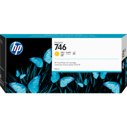 HP Ink original Ink Cartr. P2V79A 300ml No.746: DesignJet Z6/Z6dr/Z9+/Z9+dr yellow Ink Cartr. P2V79A 300ml No.746: DesignJet Z6/Z6dr/Z9+/Z9+dr yellow