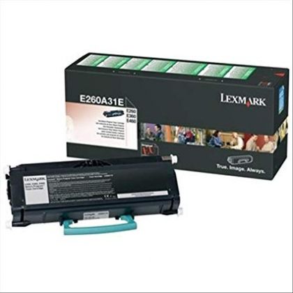 LEXMARK Toner cartridge original E260A31E  E260/360/460 Corporate black E260A31E  E260/360/460 Corporate black
