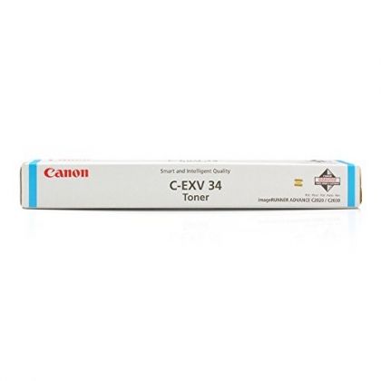 CANON Toner cartridge original Cart. C-EXV34  IR C2020/C2020i/C2025i/C2030/ C2030i/C2020L/C2225i/C2230i cyan (3783B002) Cart. C-EXV34  IR C2020/C2020i/C2025i/C2030/ C2030i/C2020L/C2225i/C2230i cyan (3783B002)