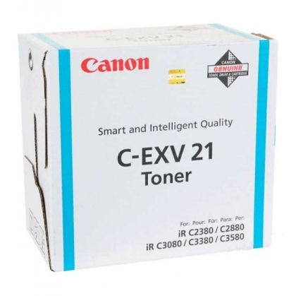 CANON Toner cartridge original C-EXV21  IR C2380i/C2880/C3080/C3080i/ C3380/C3580 cyan (1 x 260g) (0453B002) C-EXV21  IR C2380i/C2880/C3080/C3080i/ C3380/C3580 cyan (1 x 260g) (0453B002)