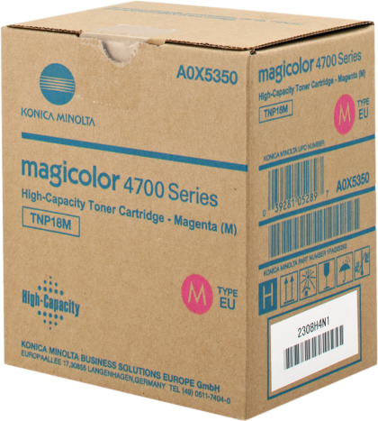 KONICA MINOLTA Toner cartridge original Toner  Magicolor 4750EN/4750DN magenta (A0X5350) Toner  Magicolor 4750EN/4750DN magenta (A0X5350)
