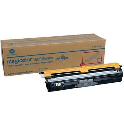 KONICA MINOLTA Toner cartridge original Toner Cart. Magicolor 1600W/1650MF/1680MF/ 1690MF magenta high capacity (A0V30CH) Toner Cart. Magicolor 1600W/1650MF/1680MF/ 1690MF magenta high capacity (A0V30CH)