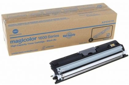KONICA MINOLTA Toner cartridge original Toner Cart. Magicolor 16xx black high capacity (A0V301H) Toner Cart. Magicolor 16xx black high capacity (A0V301H)