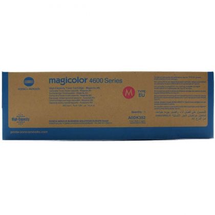 KONICA MINOLTA Toner cartridge original Toner Cart. Magicolor 4650/4690MF/4695MF magenta high capacity (A0DK352) Toner Cart. Magicolor 4650/4690MF/4695MF magenta high capacity (A0DK352)