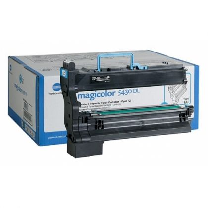 KONICA MINOLTA Toner cartridge original Toner Cart. Magicolor 5430DL cyan  (4539332) (1710582004) (QMS) Toner Cart. Magicolor 5430DL cyan  (4539332) (1710582004) (QMS)