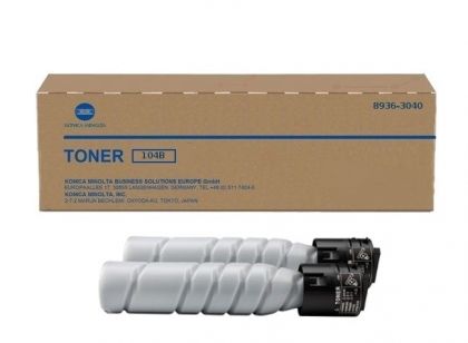 KONICA MINOLTA Toner cartridge original Toner MT 104 B  EP1054/1085 (2 x 270g) (8936304) Toner MT 104 B  EP1054/1085 (2 x 270g) (8936304)