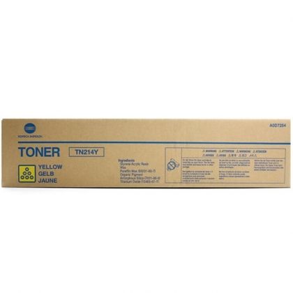 KONICA MINOLTA Toner cartridge original Toner TN214Y  C200 yellow (A0D7254) Toner TN214Y  C200 yellow (A0D7254)