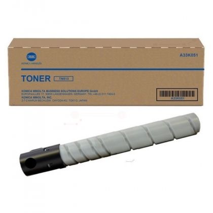 KONICA MINOLTA Toner cartridge original Toner TN-513 bizhub 554e/C454/C554 black (A33K051, TN-513) Toner TN-513 bizhub 554e/C454/C554 black (A33K051, TN-513)