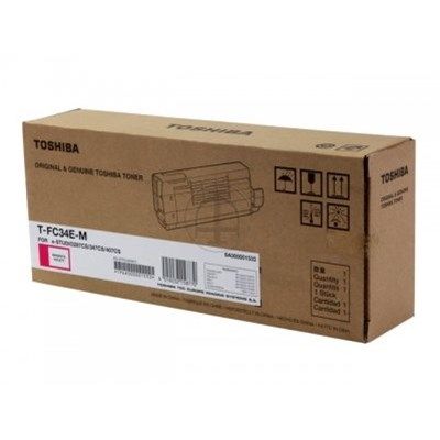 TOSHIBA Toner cartridge original Toner T-FC34EM  e-Studio 287CS/347CS/407CS magenta (6A000001533) Toner T-FC34EM  e-Studio 287CS/347CS/407CS magenta (6A000001533)