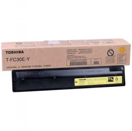 TOSHIBA Toner cartridge original Toner T-FC30EY  e-Studio 2050C/2051C/2550C/ 2551C yellow (6AJ000000207, 6AJ00000095) Toner T-FC30EY  e-Studio 2050C/2051C/2550C/ 2551C yellow (6AJ000000207, 6AJ00000095)