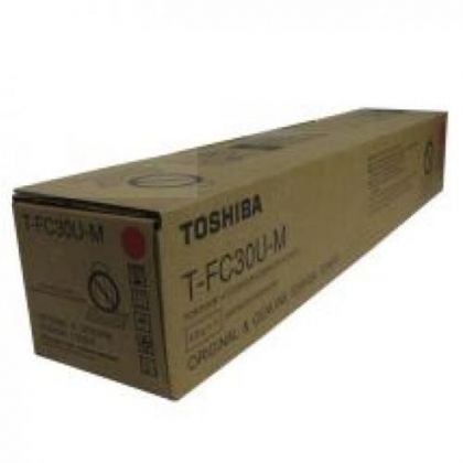 TOSHIBA Toner cartridge original Toner T-FC30EM  e-Studio 2050C/2051C/2550C/ 2551C magenta (6AJ00000097, 6AJ00000206) Toner T-FC30EM  e-Studio 2050C/2051C/2550C/ 2551C magenta (6AJ00000097, 6AJ00000206)