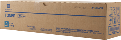 KONICA MINOLTA Toner cartridge original Toner TN-616C  bizhub Press C6000/C7000 cyan high capacity (A1U9453) Toner TN-616C  bizhub Press C6000/C7000 cyan high capacity (A1U9453)