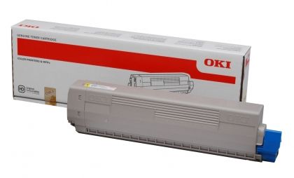 OKI Toner cartridge original Toner MC822 yellow (44844613) Toner MC822 yellow (44844613)
