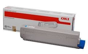 OKI Toner cartridge original Toner MC822 cyan (44844615) Toner MC822 cyan (44844615)