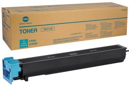 KONICA MINOLTA Toner cartridge original Toner TN-711C  C654/C750/ C754/C754e/ PRO C654/ C645e/C750/C754/C754e cyan (A3VU450) Toner TN-711C  C654/C750/ C754/C754e/ PRO C654/ C645e/C750/C754/C754e cyan (A3VU450)