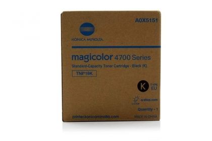 KONICA MINOLTA Toner cartridge original Toner TNP-19K  Magicolor 4750EN/4750DN black (A0X5151) Toner TNP-19K  Magicolor 4750EN/4750DN black (A0X5151)