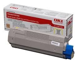 OKI Toner cartridge original Toner C5650/5750 yellow (43872305) Toner C5650/5750 yellow (43872305)