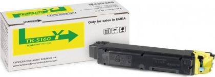 KYOCERA Toner cartridge original Toner TK-5160Y Yellow  P7040cdn (1T02NTANL0) Toner TK-5160Y Yellow  P7040cdn (1T02NTANL0)