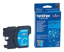 BROTHER Ink original Ink Cart. LC-1100HYC  MFC-6490CW/790CW cyan high capacity Ink Cart. LC-1100HYC  MFC-6490CW/790CW cyan high capacity