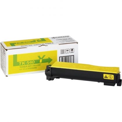 KYOCERA Toner cartridge original Toner TK-540-Y  FS-C5100DN yellow (1T02HLAEU0) Toner TK-540-Y  FS-C5100DN yellow (1T02HLAEU0)