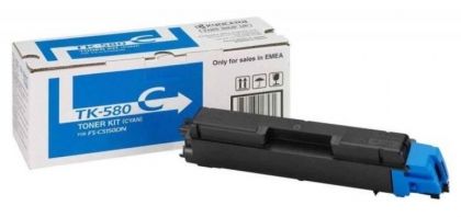 KYOCERA Toner cartridge original Toner TK-580C  FS-C5150DN cyan (1T02KTCNL0) Toner TK-580C  FS-C5150DN cyan (1T02KTCNL0)