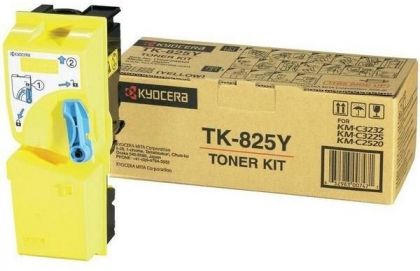 KYOCERA Toner cartridge original Toner TK-825-Y  KM C2520/C2525E/3225/3232/ C3232E/C4035E yellow Toner TK-825-Y  KM C2520/C2525E/3225/3232/ C3232E/C4035E yellow
