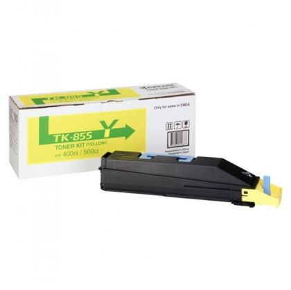 KYOCERA Toner cartridge original Toner TK-855-Y  TASKalfa 400/500/ci (1T02H7AEU0) yellow Toner TK-855-Y  TASKalfa 400/500/ci (1T02H7AEU0) yellow