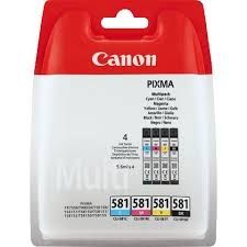 CANON Ink original Ink Cart. CLI-581 C/M/Y/BK Multipack blistered  PIXMA TR7550/8550/TS6150/ 8150/9150 (2103C004) Ink Cart. CLI-581 C/M/Y/BK Multipack blistered  PIXMA TR7550/8550/TS6150/ 8150/9150 (2103C004)