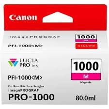 CANON Ink original Ink Cart. PFI-1000M  imagePROGRAF Pro-1000 magenta (0548C001) Ink Cart. PFI-1000M  imagePROGRAF Pro-1000 magenta (0548C001)