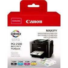 CANON Ink original Ink Cart.PGI-2500 Multipack  Maxify Series BK/C/M/Y (9290B004) Ink Cart.PGI-2500 Multipack  Maxify Series BK/C/M/Y (9290B004)
