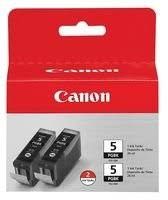 CANON Ink original Ink Cart. PGI-5BK Blister Twin Pack (0628B030)  MP500/510/530/600/ 600R/800/810/830//iP3300/ 3500/4200/4300/4500/5200/ 5200R/5300/iX4000/5000/MX700/ 850 black (2x26ml) Ink Cart. PGI-5BK Blister Twin Pack (0628B030)  MP500/510/530/600/ 6