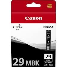 CANON Ink original Ink Cart. PGI-29 MBK Matte Black  Pixma Pro 1 (4868B001) Ink Cart. PGI-29 MBK Matte Black  Pixma Pro 1 (4868B001)